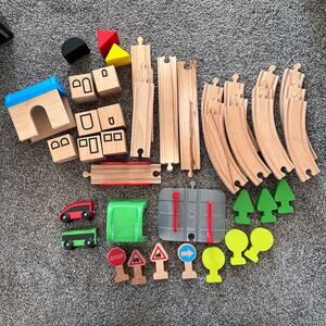 Ikea Wooden Train Set
